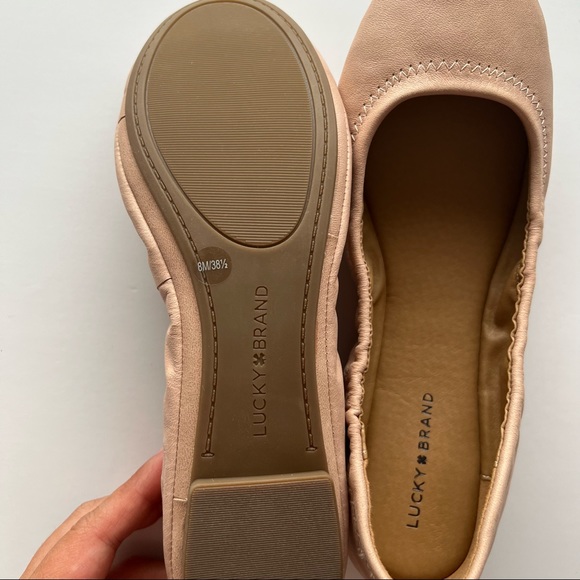Lucky Brand  leather Emmie Ballet Flats size 8 - Picture 3 of 6